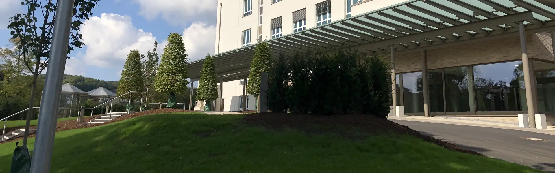 Außenansicht der Lungenklinik