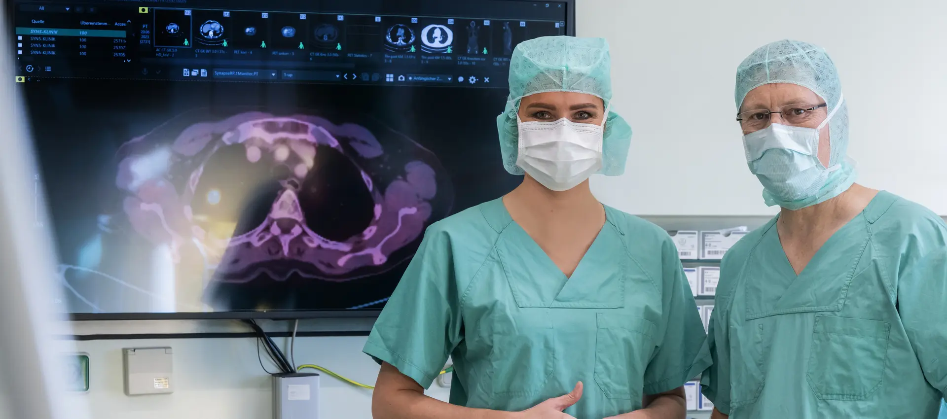 Thoraxchirurgen bei der Arbeit