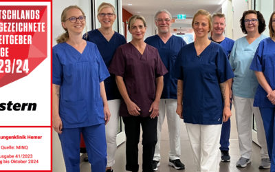 Stern-Gütesiegel: DGD Lungenklinik Hemer gehört zu Deutschlands ausgezeichneten Arbeitgebern in der Pflege
